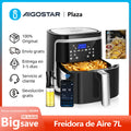 Smart Air Fryer, 7L, Led Touch Screen, 7 Functions, Removable Non-Stick Basket, Wifi Connection, 1900W