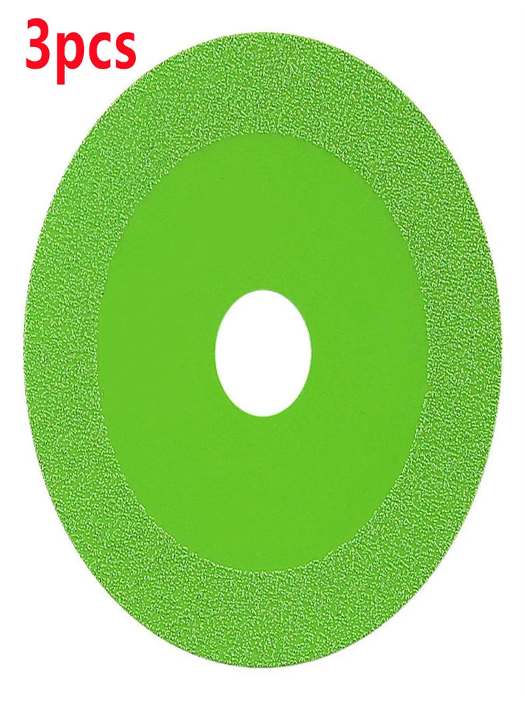 Glass Cutting Disc Diamond 100mm Marble Saw Ceramic Tile Jade Crystal Wine Bottles Grinding Chamfering Glass Cutting Tool 3/1pcs