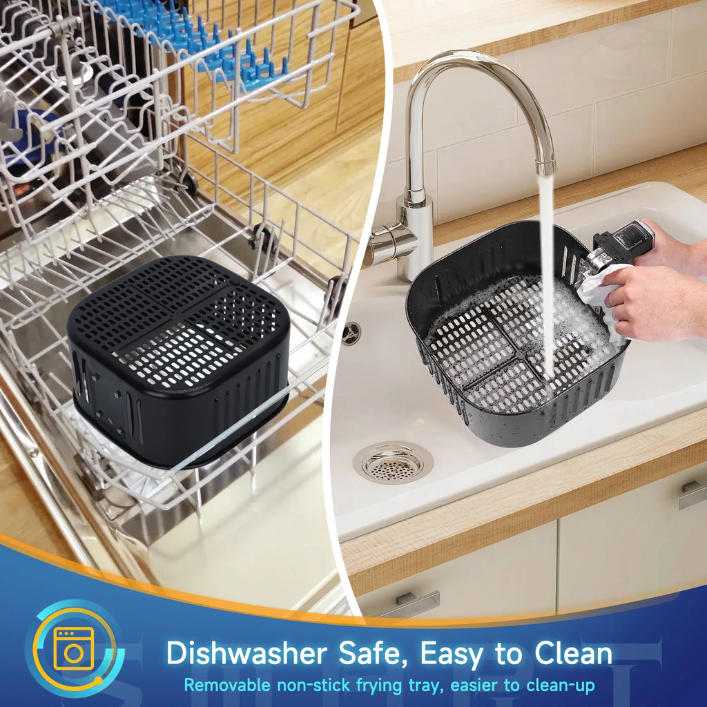 Smart Air Fryer, 7L, Led Touch Screen, 7 Functions, Removable Non-Stick Basket, Wifi Connection, 1900W