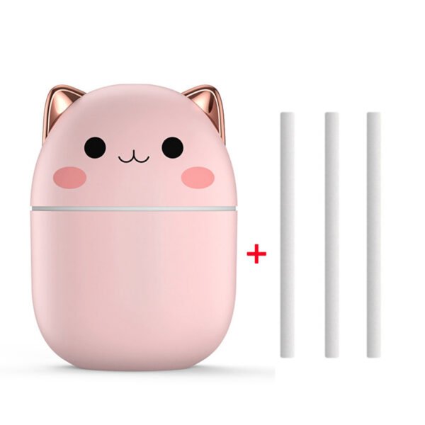 Humidificador USB con Forma de Gatito – Silencioso, Luz Ambiental y Aromaterapia – Ideal para Escritorio - Imagen 7